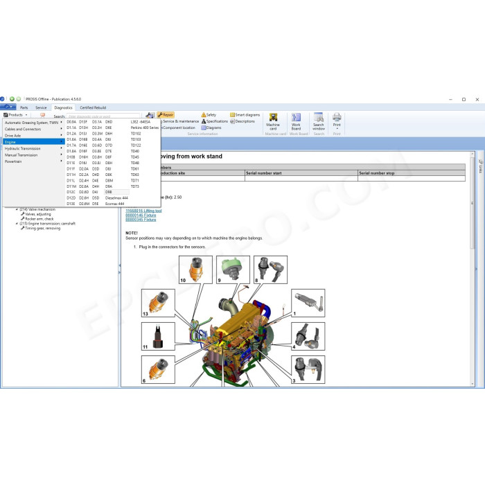 Volvo Prosis 03.2024 Construction EPC parts catalog + service