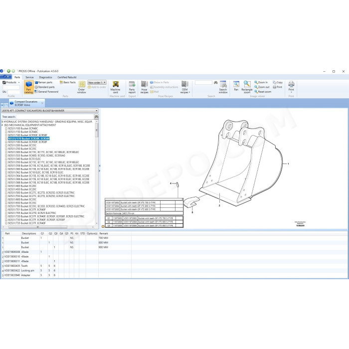 Volvo Prosis 03.2024 Construction EPC parts catalog + service