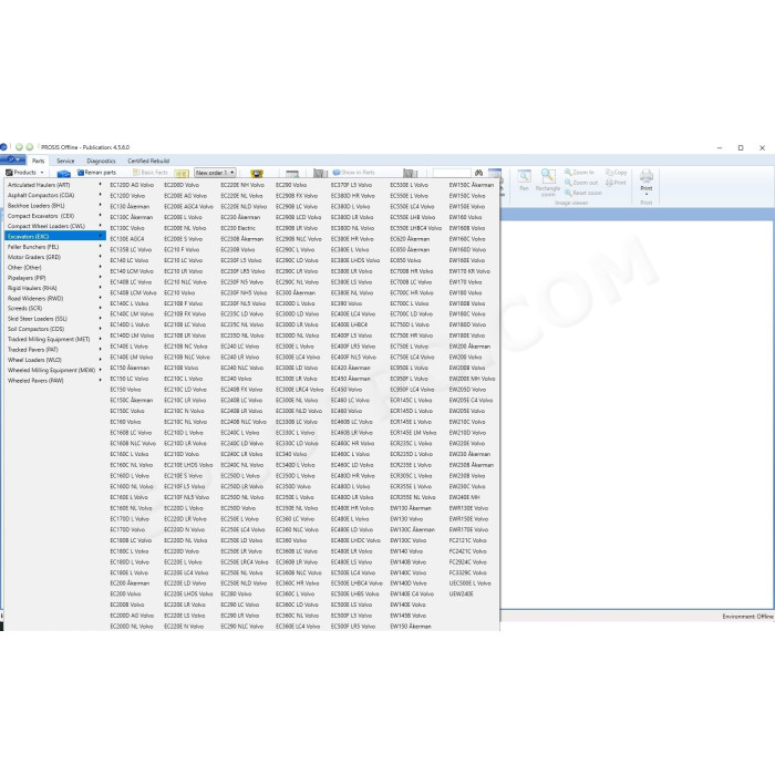 Volvo Prosis 03.2024 Construction EPC parts catalog + service