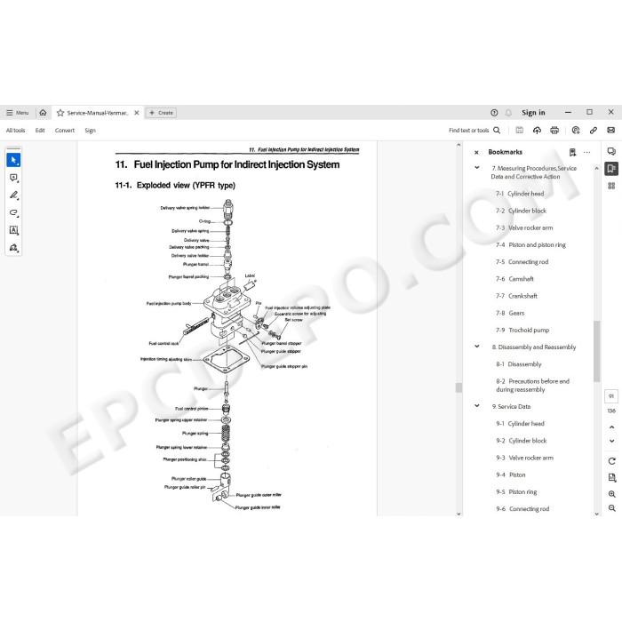 Yanmar Industrial Engines TNE series service manual