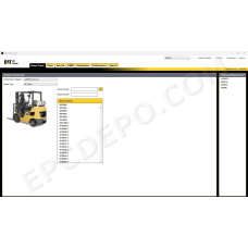 Caterpillar Forklift MCFA EPC spare parts catalog + service & repair 2025