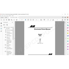 JLG Telehandler 1043 spare parts manual