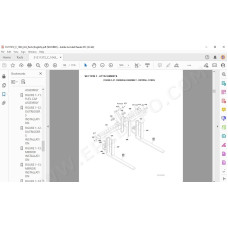JLG Telehandler 1043 spare parts manual
