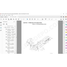 JLG Telehandler 1055 spare parts manual