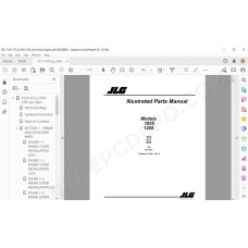 JLG Telehandler 1255 spare parts manual