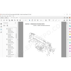 JLG Telehandler 1255 spare parts manual