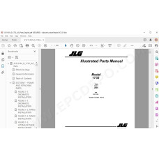 JLG Telehandler 1732 spare parts manual