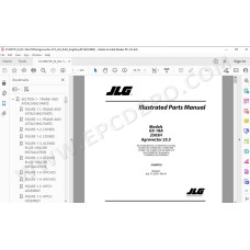 JLG Telehandler 2505 2505H spare parts manual