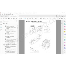 JLG Telehandler 2505 2505H spare parts manual