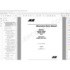 JLG Telehandler 2906H spare parts manual