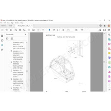 JLG Telehandler 3006H spare parts manual