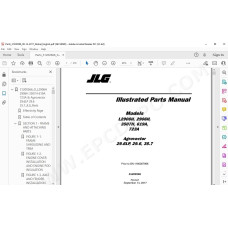 JLG Telehandler 3507 3507H spare parts manual