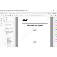 JLG Telehandler 3507PS spare parts manual
