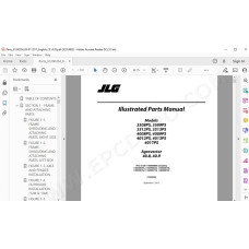JLG Telehandler 3508 3508PS spare parts manual
