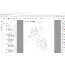 JLG Telehandler 3508 3508PS spare parts manual
