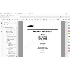 JLG Telehandler 3512 3512PS spare parts manual