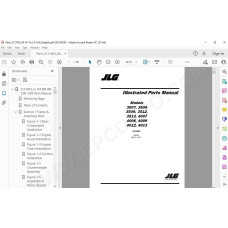 JLG Telehandler 3513 spare parts manual