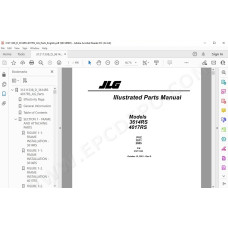 JLG Telehandler 3614RS spare parts manual