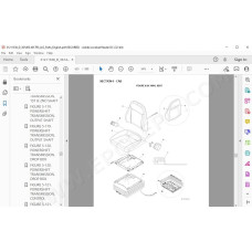 JLG Telehandler 3614RS spare parts manual