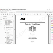 JLG Telehandler 4013 4013PS spare parts manual