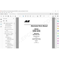 JLG Telehandler 4014PS spare parts manual