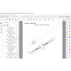 JLG Telehandler 4014PS spare parts manual