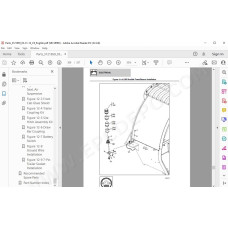 JLG Telehandler 4017 spare parts manual