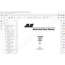 JLG Telehandler 4523 spare parts manual