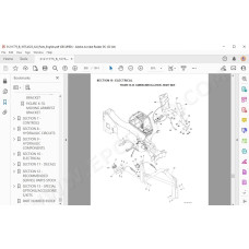 JLG Telehandler 4523 spare parts manual