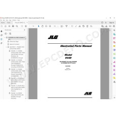 JLG Telehandler 544D spare parts manual