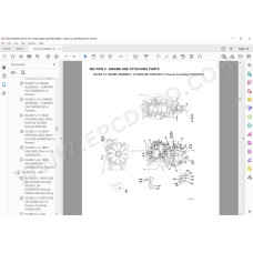 JLG Telehandler 544D spare parts manual