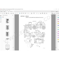 JLG Telehandler 619A spare parts manual