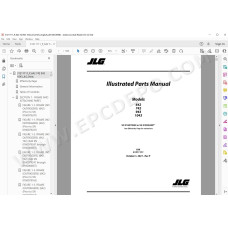 JLG Telehandler 642 spare parts manual