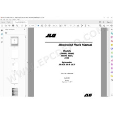 JLG Telehandler 723A spare parts manual
