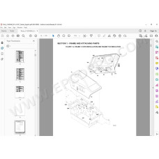 JLG Telehandler 723A spare parts manual