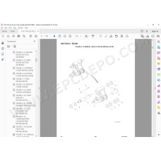 JLG Telehandler 742 spare parts manual