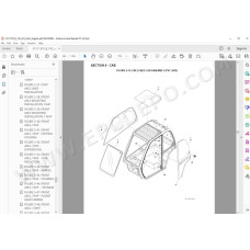 JLG Telehandler 742 spare parts manual