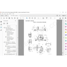 JLG Telehandler 823 spare parts manual