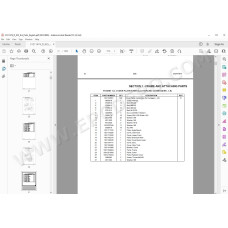 JLG Telehandler 925 spare parts manual