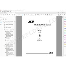 JLG Telehandler 943 spare parts manual