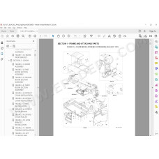 JLG Telehandler 943 spare parts manual