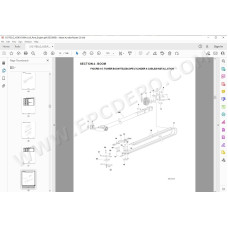 JLG Compact Crawler Boom X1000AJ spare parts manual