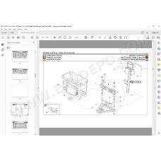 JLG Compact Crawler Boom X14JH spare parts manual