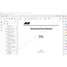 JLG Telehandler G15-44A spare parts manual