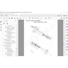 JLG Telehandler G15-44A spare parts manual