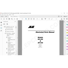 JLG Telehandler G5-19A spare parts manual