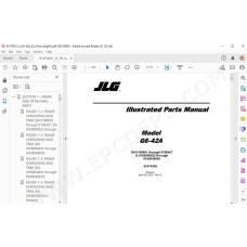 JLG Telehandler G6-42A spare parts manual