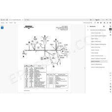 JLG Gradall Telehandler 522 524 spare parts manual