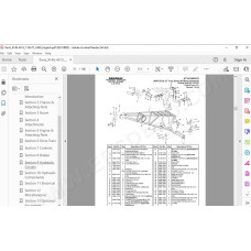 JLG Gradall Telehandler 522D 524D LoPro spare parts manual