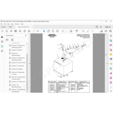 JLG Gradall Telehandler 522D 524D LoPro spare parts manual